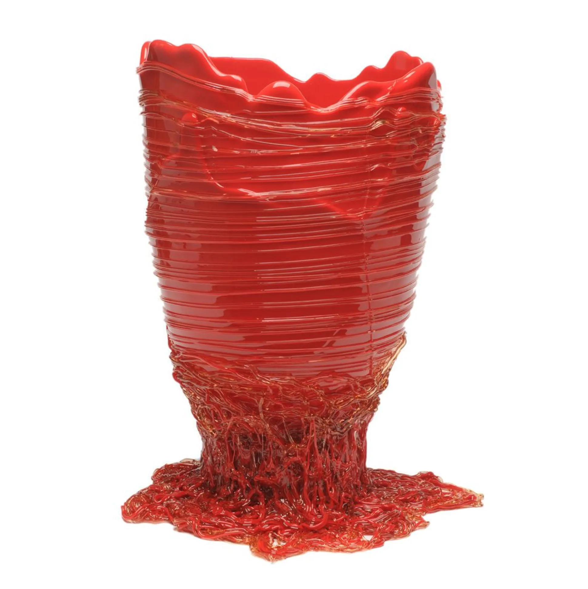 spaghetti_vase__matt_red__0.webp Spaghetti Vase - Matt Red, Clear Red