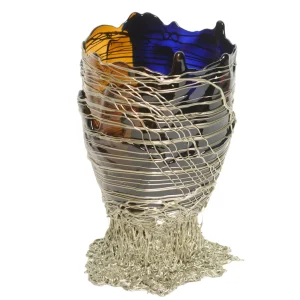 Spaghetti Vase Extra Colour - Clear Blue, Clear Brown, Bronze