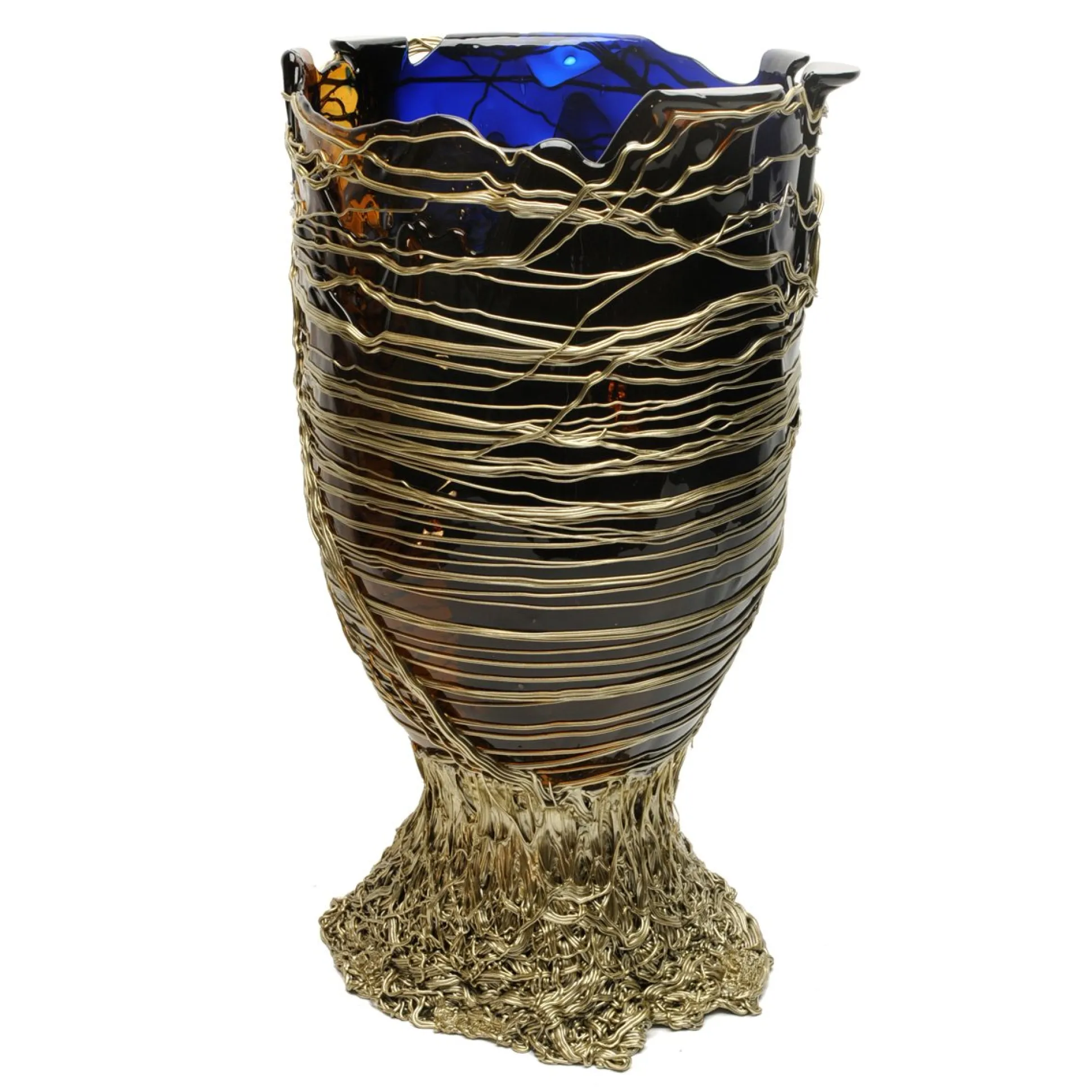 spaghetti_vase_extra_colo_4.webp Spaghetti Vase Extra Colour - Clear Blue, Clear Brown, Bronze