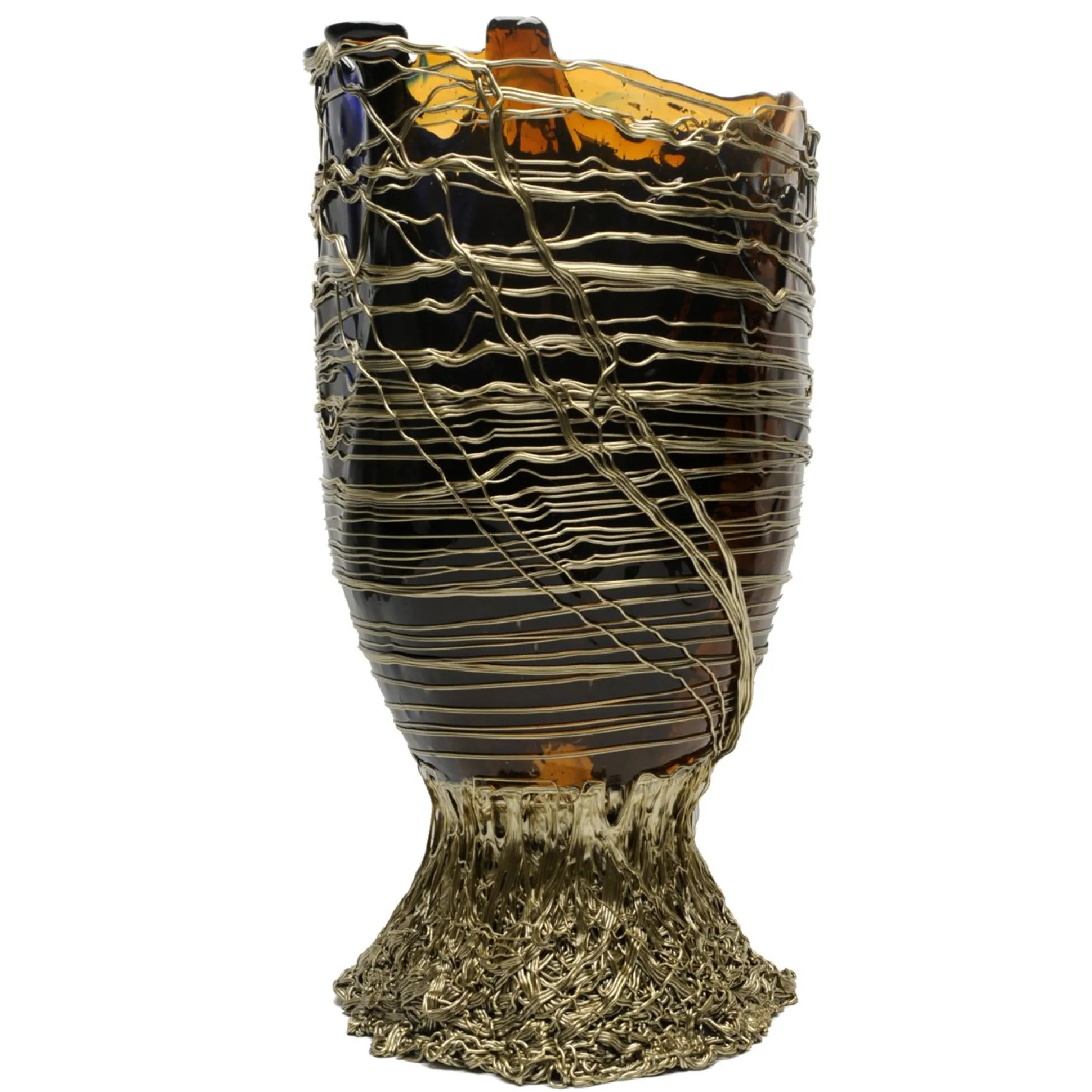 spaghetti_vase_extra_colo_7.webp Spaghetti Vase Extra Colour - Clear Blue, Clear Brown, Bronze