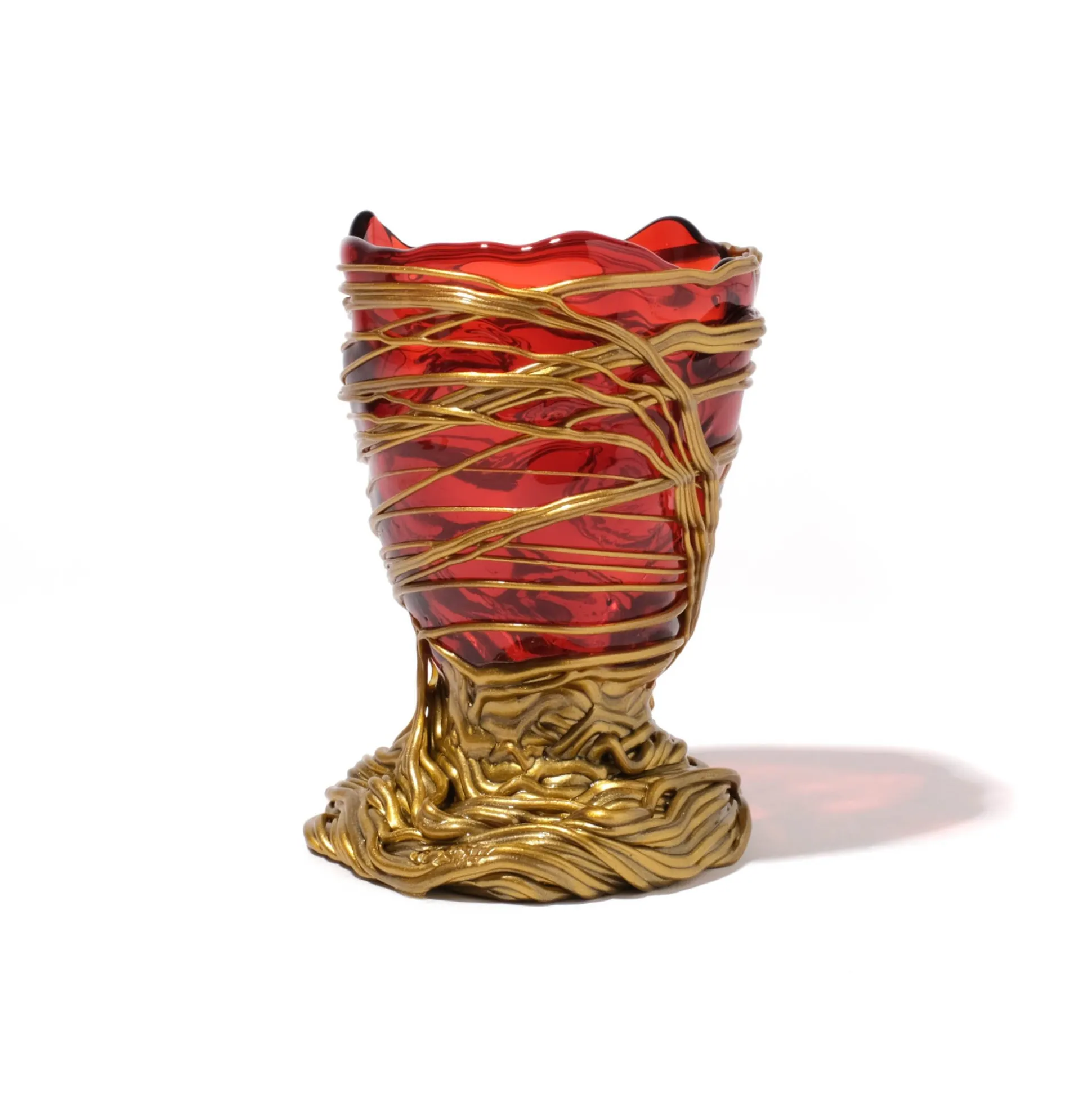 spaghetti_xs__clear_dark__5.webp Spaghetti XS - Clear Dark Ruby And Gold