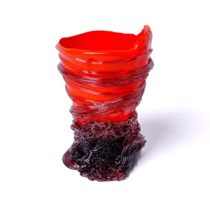 Spaghetti XS - Matt Red, Clear Purple