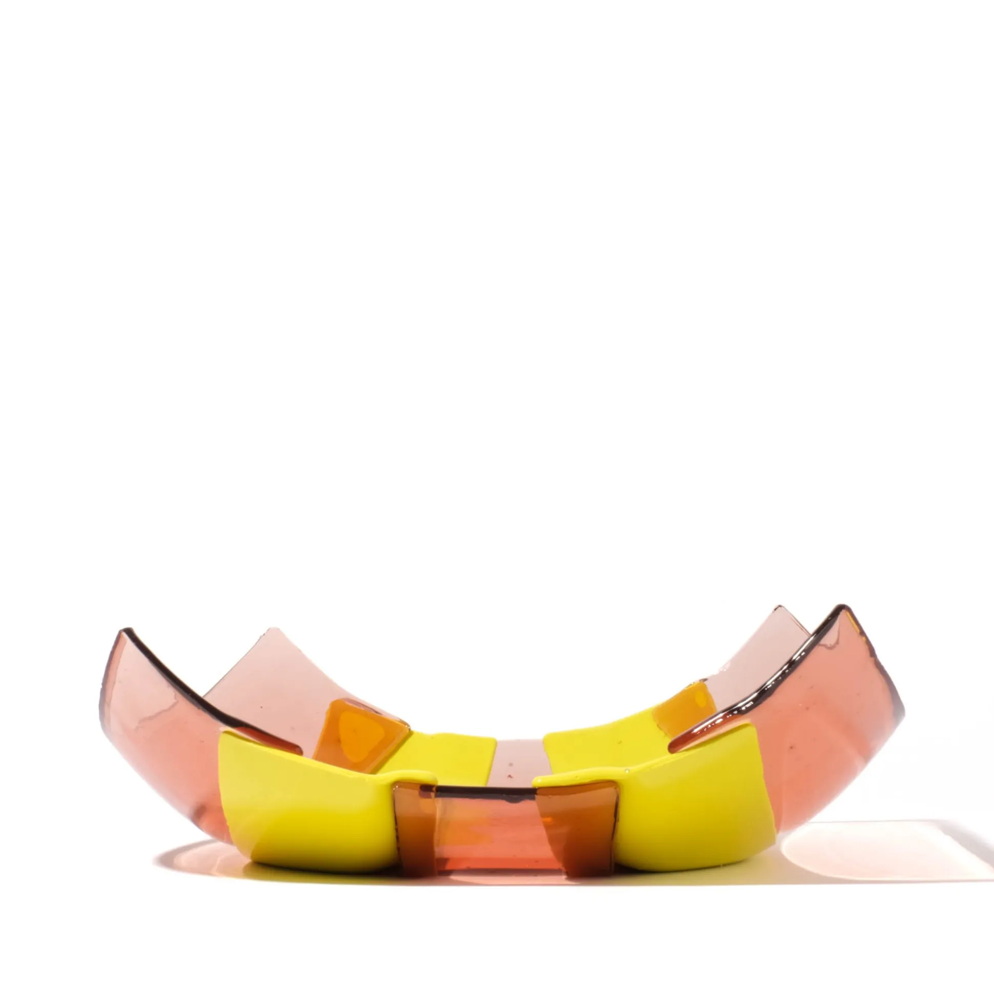 stripe_basket__clear_anti_4.webp Stripe Basket - Clear Antique Pink, Fluo Yellow