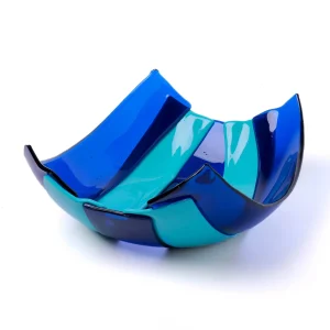 Stripe Basket - Clear Blue, Turquoise