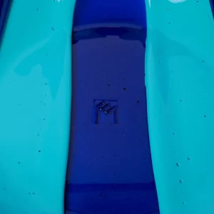 Stripe Basket - Clear Blue, Turquoise