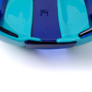 Stripe Basket - Clear Blue, Turquoise