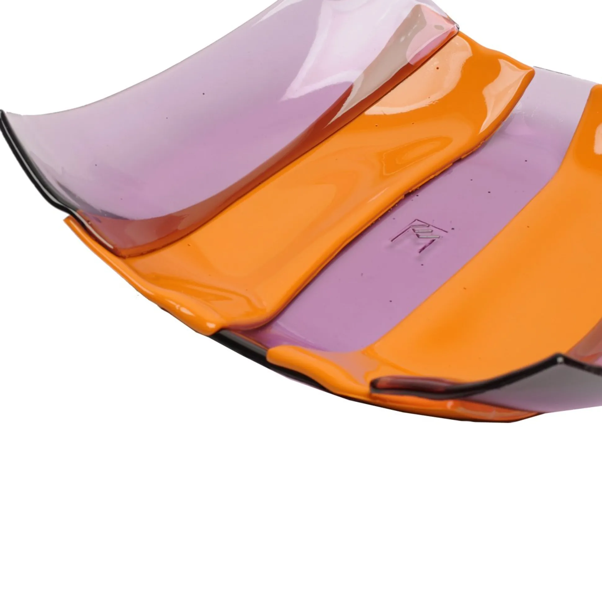 stripe_basket__clear_lila_2.webp Stripe Basket - Clear Lilac And Matt Pumpkin
