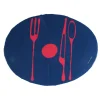 Table-Mates - Blue Marine, Fuchsia