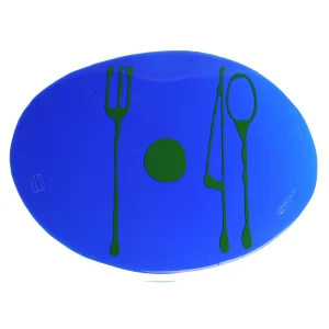 Table-Mates - Blue, Matt Grass Green
