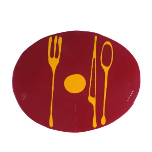 Table-Mates - Bordeaux, Yellow