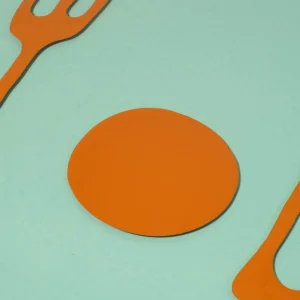 Table-Mates - Clear Aqua, Ochre