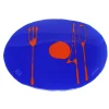 Table-Mates -  Clear Blue, Matt Orange