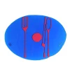 Table-Mates - Clear blue, Matt Fuchsia