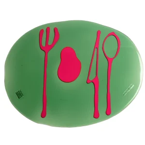 Table-Mates - Clear Bottle Green, Fuchsia