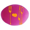 Table-Mates - Clear Fuchsia, Yellow