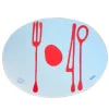 Table-Mates - Clear Light Blue And Matt Sorbet