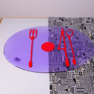 Table-Mates - Clear Lilac, Sorbet