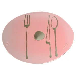 Table-Mates - Clear Pink, Bronze