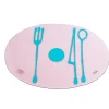 Table-Mates - Clear Pink, Turquoise
