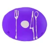 Table-Mates - Clear Purple, Matt Ivory