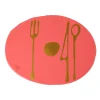 Table-Mates - Matt Dark Salmon, Gold