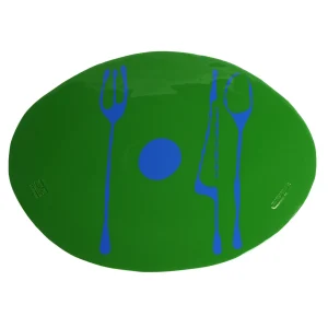 Table-Mates - Matt Grass Green, Blue