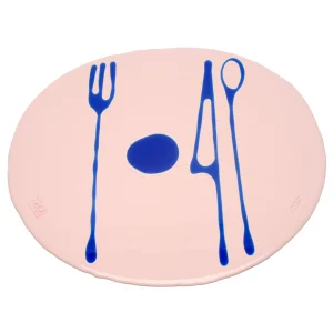 Table-Mates - Matt Pastel Pink And Clear Blue