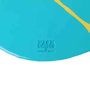 Table-Mates - Matt Turquoise, Pastel Yellow