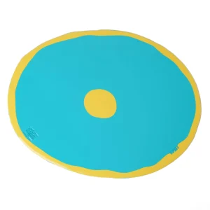Table-Mates - RO Matt Turquoise, Pastel Yellow