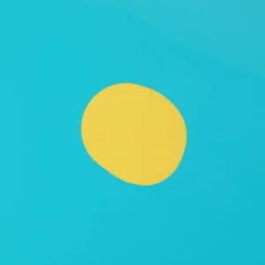 Table-Mates - RO Matt Turquoise, Pastel Yellow