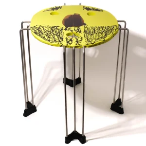 Triple Play Coffee Table - Fluo Yellow