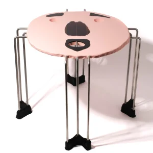 Triple Play Coffee Table - Salmon