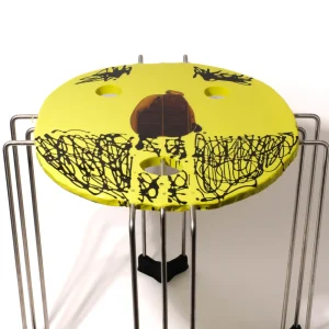 Triple Play Coffee Table - Fluo Yellow