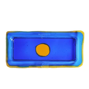 Try Tray Rectangular - Blue, Amber