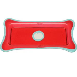 Try Tray Rectangular - Clear Red And Matt Arctic