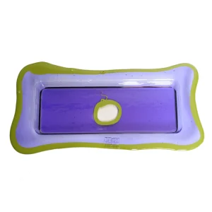 Try Tray Rectangular - Clear Purple And Matt Dust Green