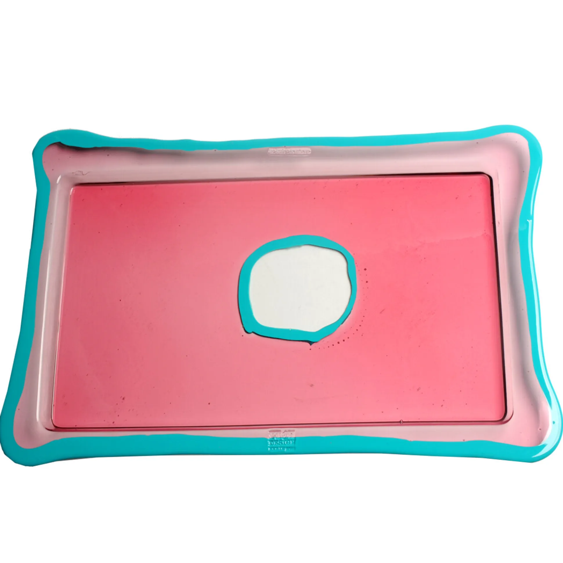 try_tray_rectangular__cle_0-4.webp Try Tray Rectangular - Clear Pink, Matt Turquoise