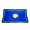 Try Tray Rectangular - Clear Blue, Matt Green