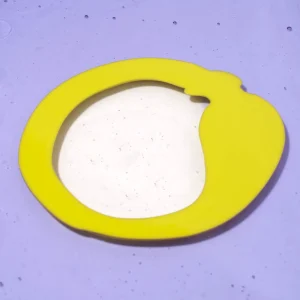Try Tray Rectangular - Clear Lilac, Matt Fluo Yellow