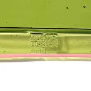 Try Tray Rectangular - Clear Bottle Green, Salmon