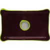 Try Tray Rectangular - Matt Aubergine And Matt Lime