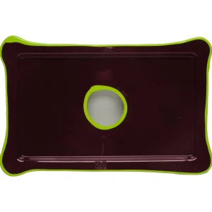 Try Tray Rectangular - Matt Aubergine And Matt Lime