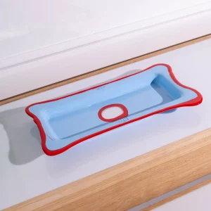 Try Tray Rectangular - Matt Pastel Blue And Coral