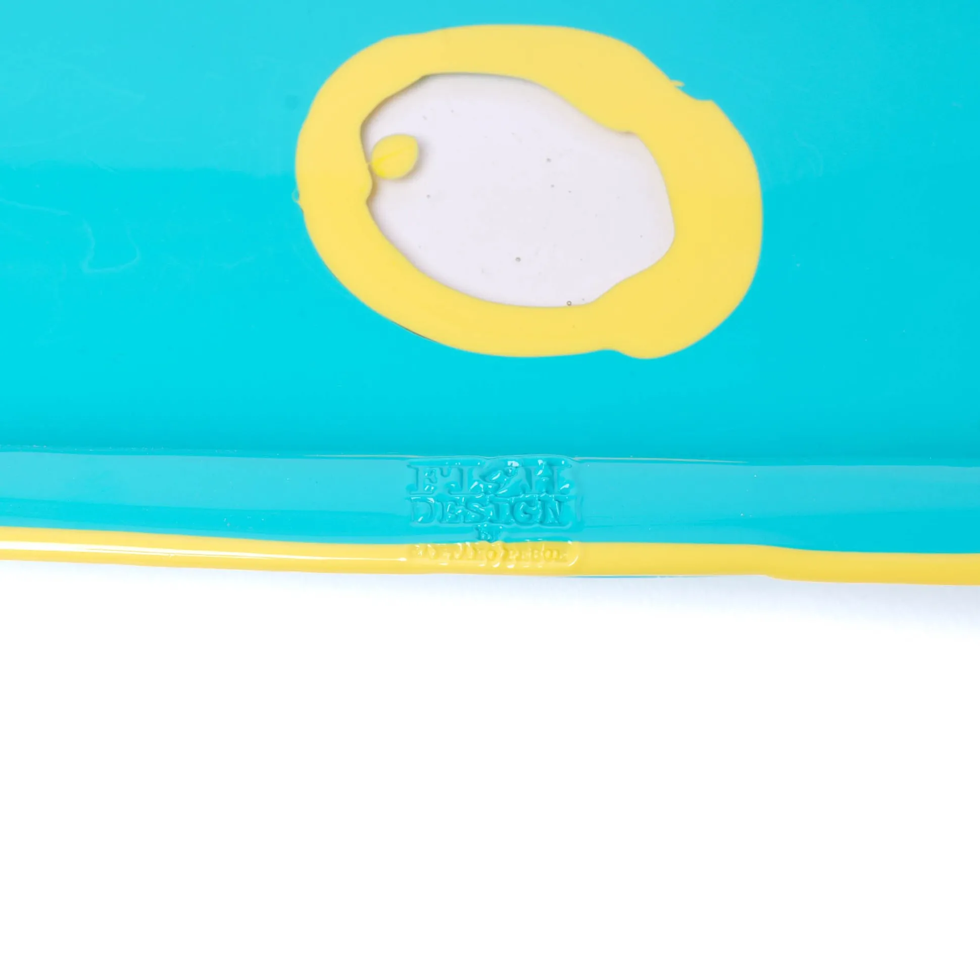 try_tray_rectangular__tur_3.webp Try Tray Rectangular - Turquoise, Pastel Yellow