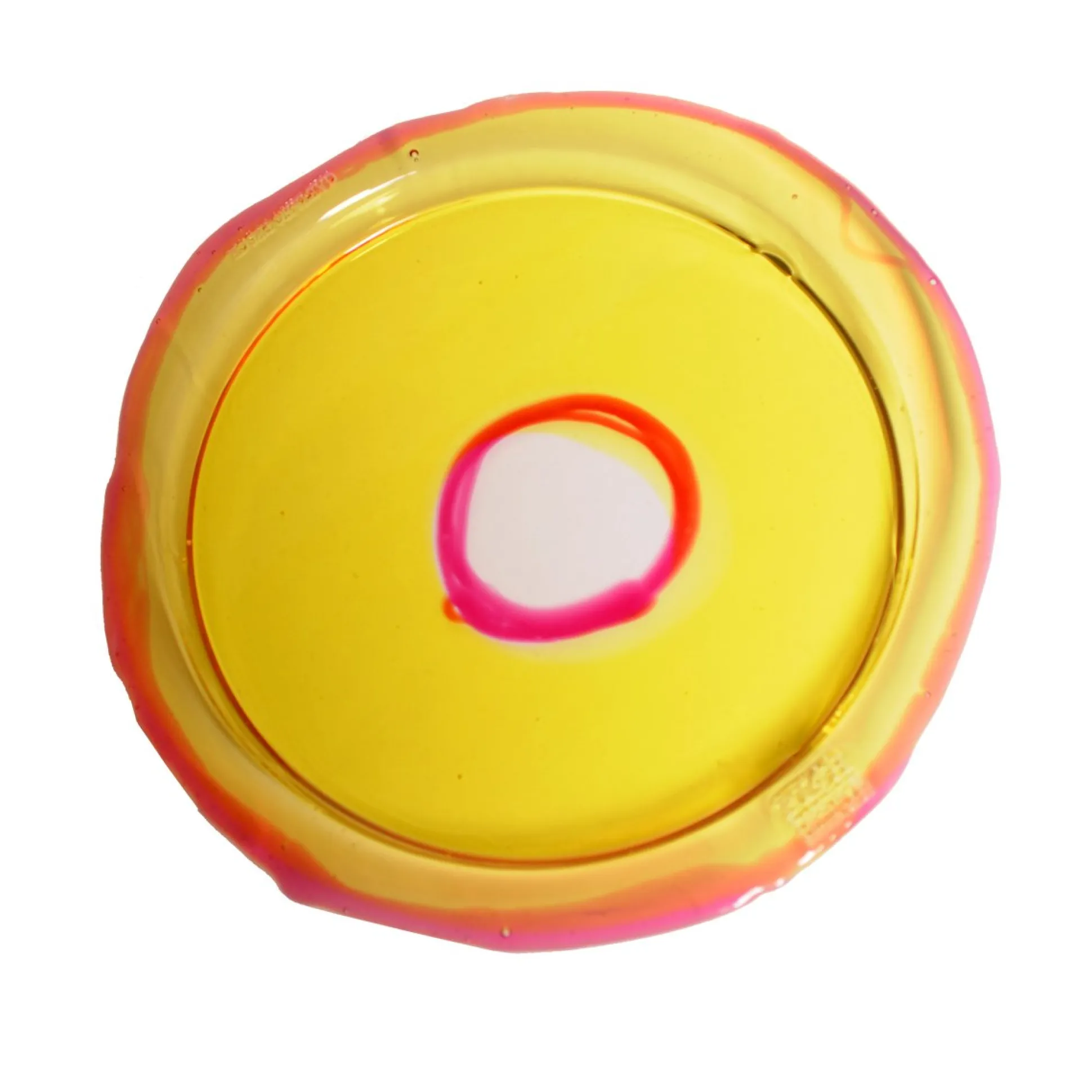 try_tray_round__clear_yel_0-1.webp Try Tray Round - Clear Yellow And Clear Fuchsia
