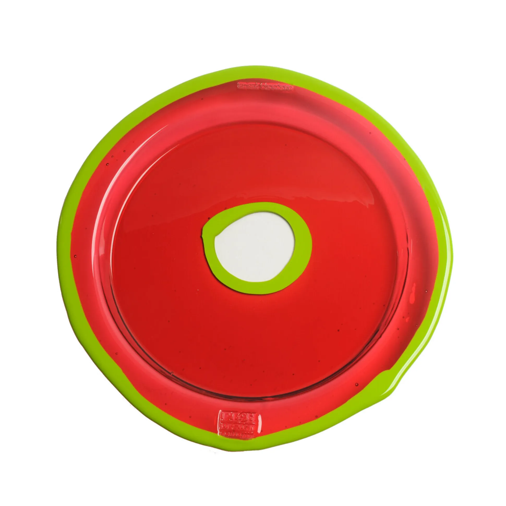 try_tray_round__dark_ruby_0.webp Try Tray Round - Dark Ruby And Matt Acid Green