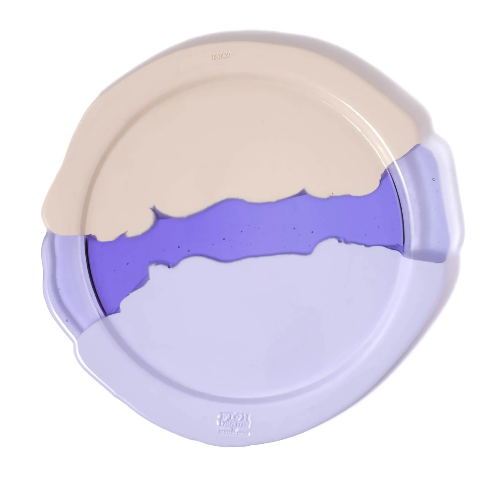 try_tray_round__matt_cham_0.webp Try Tray Round - Matt Champagne, Clear Lilac And Matt Lilac