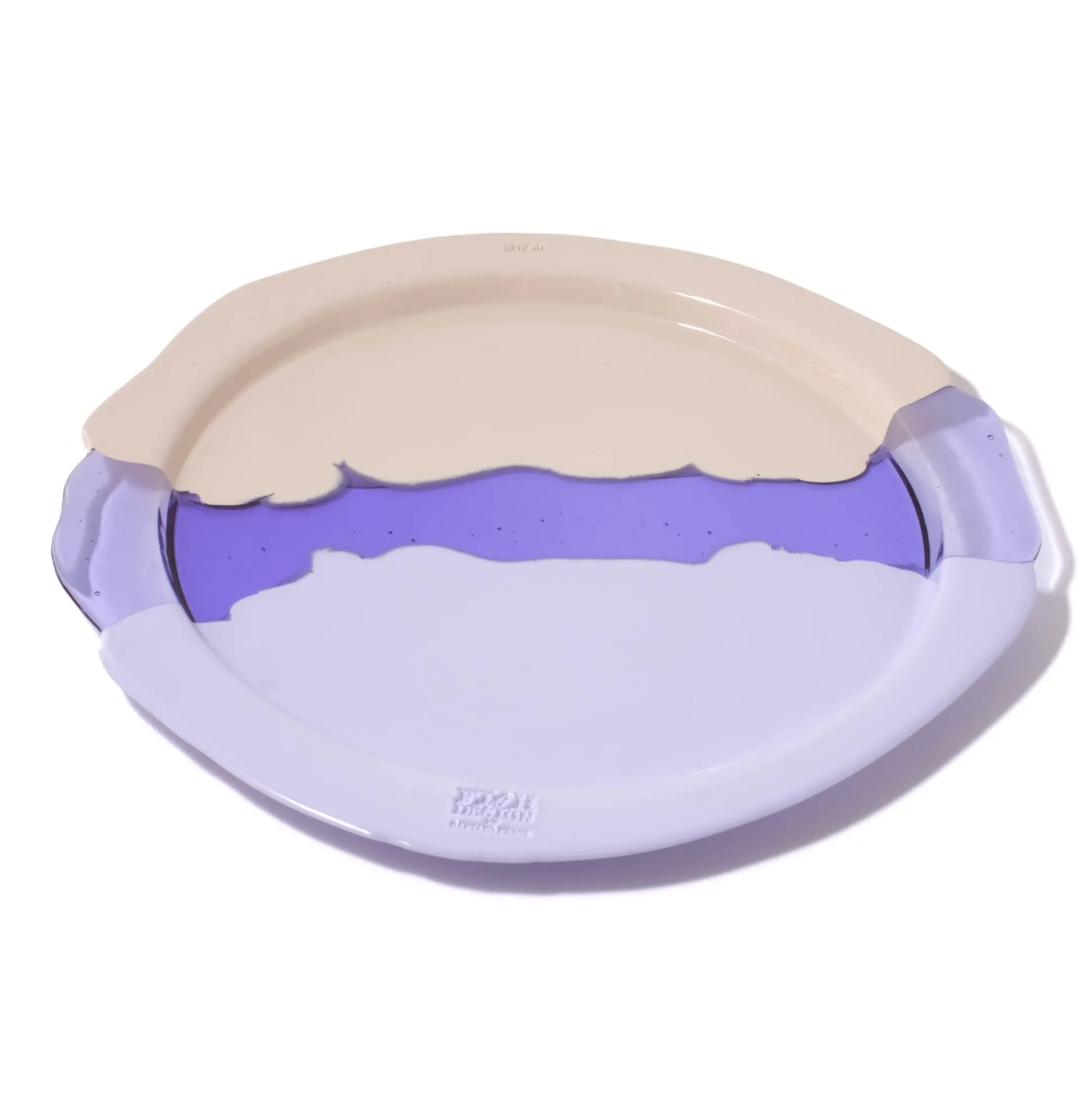 try_tray_round__matt_cham_1.webp Try Tray Round - Matt Champagne, Clear Lilac And Matt Lilac