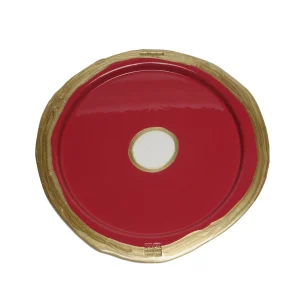 Try Tray Round - Matt Cherry And Bronze
