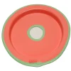 Try Tray Round - Matt Dark Salmon And Matt Mint